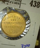 Token Struck At The 1876 International Exhibition In Philadelphia Which Was The United States First