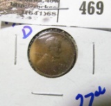 Semi Key Date 1922-D Wheat Cent