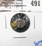 Silver 2 Fanams Coin From India