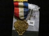 1919 Knights Of Columbus State Convention Medal With Ribbon In Olympia, Washington