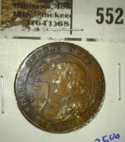 Numbered Souvenir Medal From Montreal With Joan Of Arc On The Front