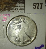1921-S Walking Liberty Half Dollar