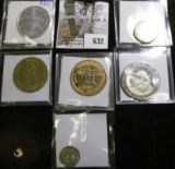 Sault Ste. Marie, Michigan Good For 50 Cents Token, Replica California Gold Coin, Good For 25 Cents