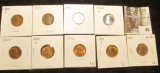 1935 S, 37 P, 43 P, D, 45 P, D, 46 P, 50 S, & 51 P Lincoln Cents, all Brilliant Uncirculated.