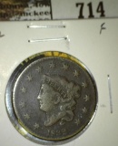1832 Large Cent, F, F value $30