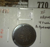 1888 IHC, XF dark, 4 full diamonds, XF value $22