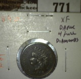 1890 IHC, XF dark, 4 full diamonds, XF value $15