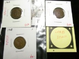 Group of 3 IHC, 1907, 1908, & 1909, all grade F value for group $27