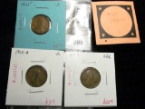 Group of 3 Lincoln Cents, 1915 VG, 1915-D VG & 1915-S G-VG, group value $27+