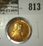 1923 Lincoln Cent BU MS63+ RED, nice, MS63 value $30