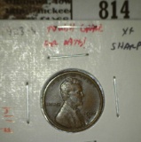 1923-S Lincoln Cent, XF, SHARP!, tough grade for this date, XF value $40