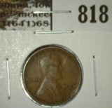 1926-S Lincoln Cent, F/VF, semi key date, F value $13, VF value $17