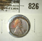 1934-D Lincoln Cent, UNC toned, UNC value $24