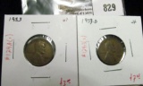 Group of 2 Lincoln Cents, 1933 VF & 1933-D VF, group value $10+