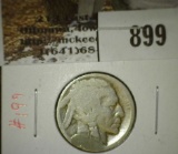 1913-D type 2 Buffalo Nickel, Acid Date, scarce date, problem-free G value $120