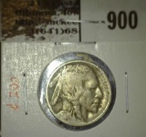 1914 Buffalo Nickel, VG, value $22
