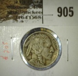 1917 Buffalo Nickel, XF, value $16