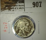 1918 Buffalo Nickel, VF, value $15