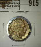 1923 Buffalo Nickel, XF, value $15