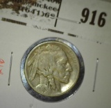 1923-S Buffalo Nickel, F FULL DATE, tough date in F or above, value $33