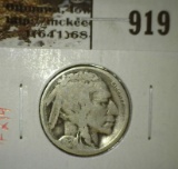 1924-S Buffalo Nickel, G+, value $15