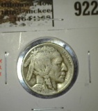 1925-S Buffalo Nickel, VG, value $9