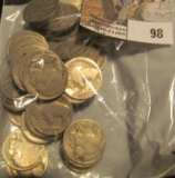(56) Old Buffalo Nickels. Circulated.