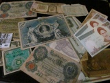 A large group of Foreign banknotes, which I never had time to catalog, but date back to 1907.