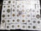 (48) various Costa Rica Coins, all carded and attributed.