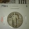 1930-S Standing Liberty Quarter, G, value $7.50