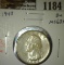1943 Washington Quarter, BU MS63+, value $10+