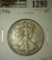 1946 Walking Liberty Half, VF, value $17