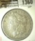 1885-S Morgan Dollar, VF, value $50