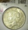 1923-D Peace Dollar, AU, value $40