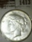 1926-D Peace Dollar, AU, value $45