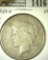 1927-D Peace Dollar, XF, value $45