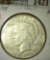 1935 Peace Dollar, AU, value $50