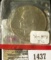 1976-D Eisenhower Dollar, type 2 (1976), still in Mint Cello, BU, value $10+