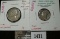 1940 Jefferson Nickel, hollowed out magician coin & 1942 Mercury Dime with wheat cent reverse magici
