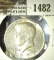 1972 Kennedy Half BU with clipped planchet error, scarce for this denomination, value $18+