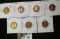 Group of 7 Proof Lincoln Cents, 1962, 1963, 1964, 1967 (SMS Proof-Like), 1968-S, 1970-S & 1975-S, gr