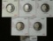 Group of 5 Proof Jefferson Nickels, 2015-S, 2016-S, 2017-S, 2018-S & 2019-S, group value $20+