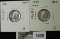 Group of 2 90% Silver Proof Roosevelt Dimes, 1956 & 1957, group value $13+