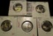 Group of 5 Proof Washington Quarters, 2003-S AR, 2003-S ME, 2003-S AL, 2003-S IL & 2003-S MO, group