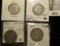 1867 & 1887 One Francs; & 1867 & 1868 Two Francs Silver Belgium Coins.