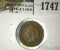 1864 Indian Head Cent, bronze, No 