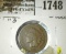 1873 Indian Head Cent, Open 