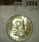 1952 D Franklin Half Dollar, CH BU 64 FBL