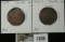 1895 & 1898H Canada Large Cents, both AU but look cleaned.