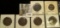 (6) 1916 Canada Large Cents, (2) VG, (2) F, & (2) VF